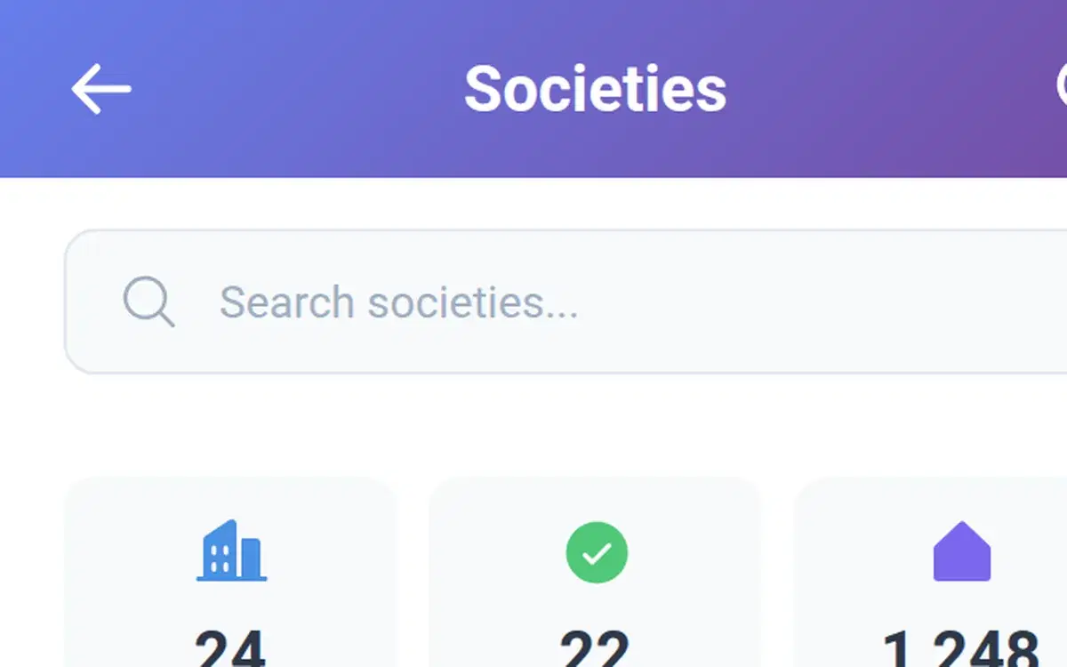 Residential Society Management Admin Panel — UI design generated in Figma with AI