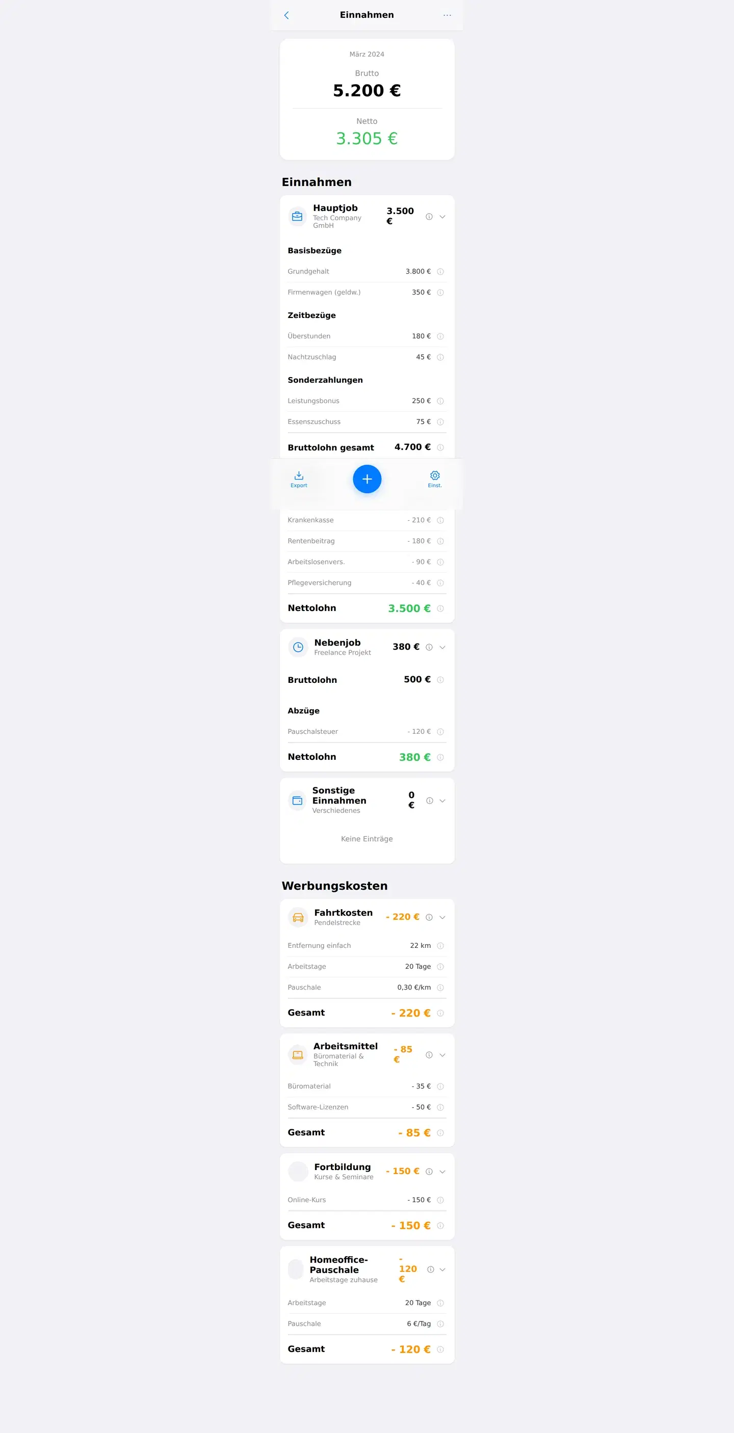 Income Overview Screen With Glass Navigation — full finance & fintech design generated with Fluvara AI in Figma
