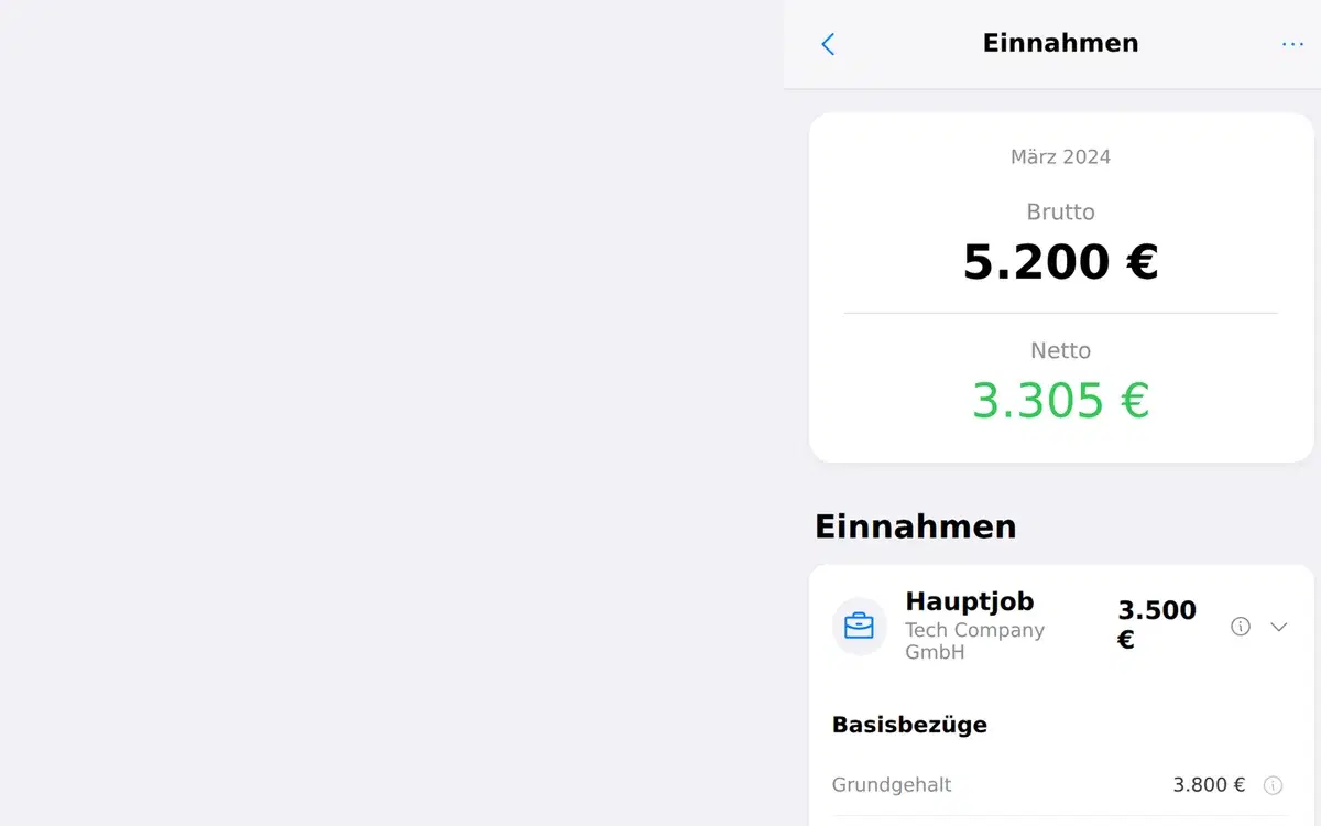 Income Overview Screen With Glass Navigation — UI design generated in Figma with AI