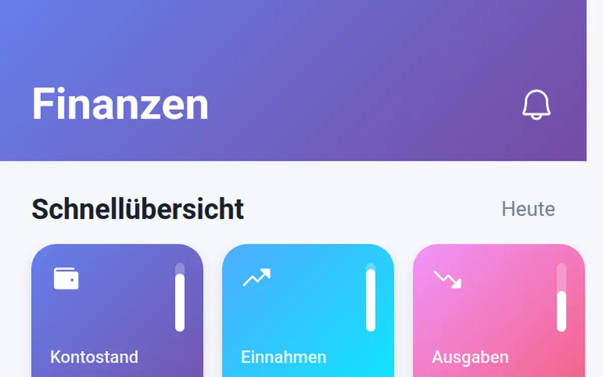 Finance App Card Carousel Screen — UI design generated in Figma with AI