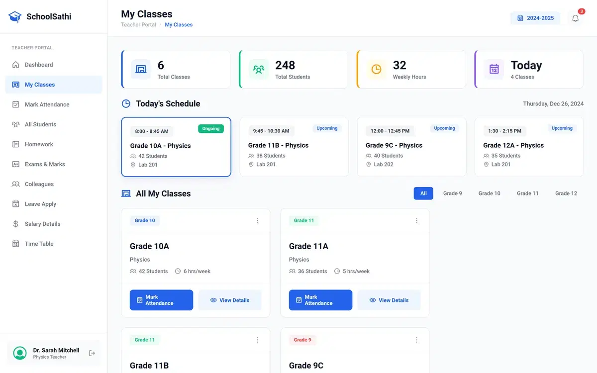 School Management SaaS Admin Dashboard — UI design generated in Figma with AI