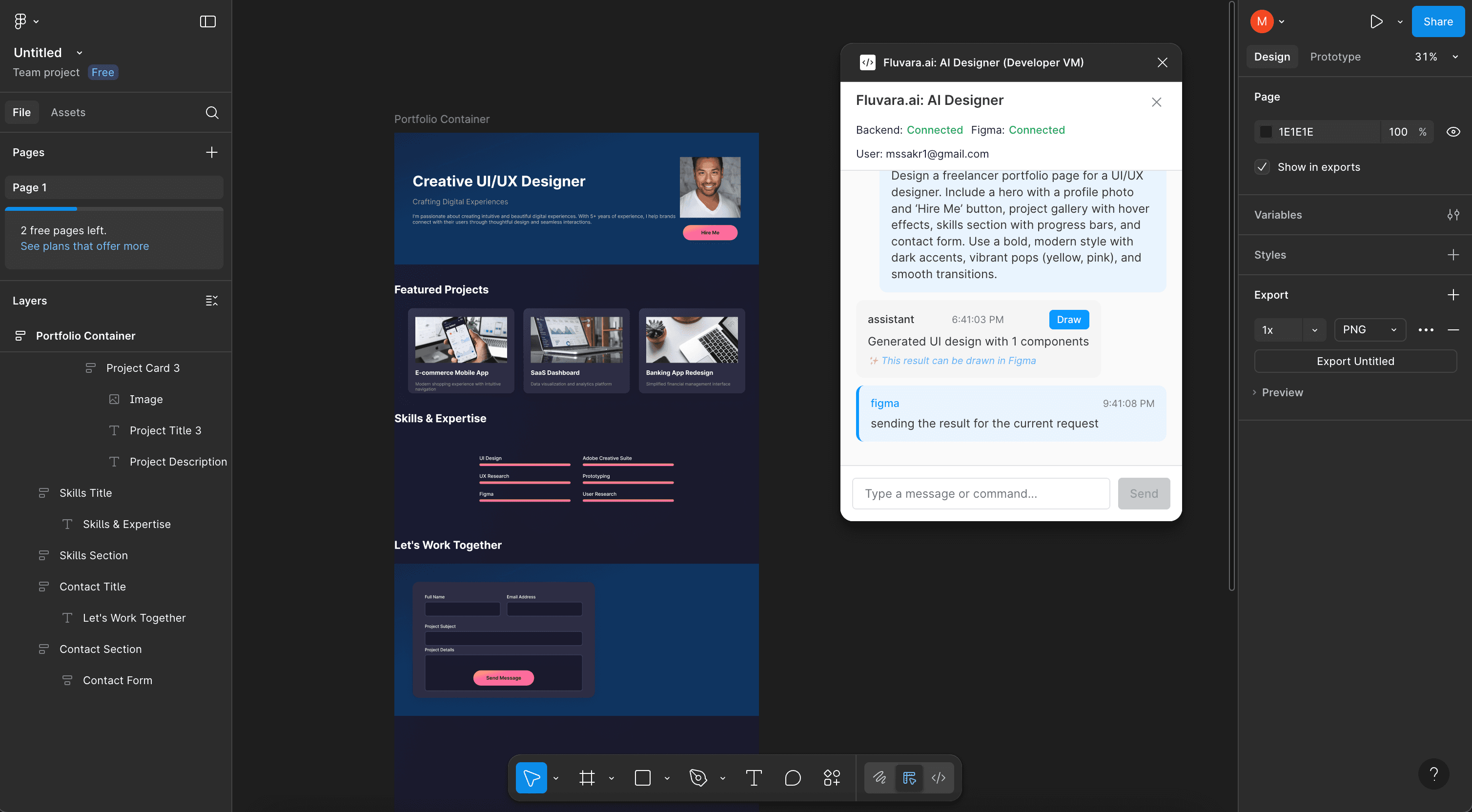 Freelancer Portfolio Website